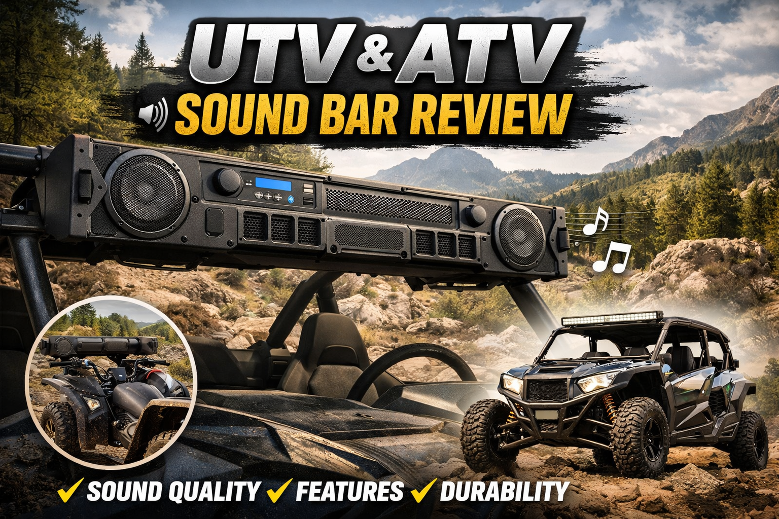golf cart sound bar battery powered / UTV and ATV Sound Bar Review